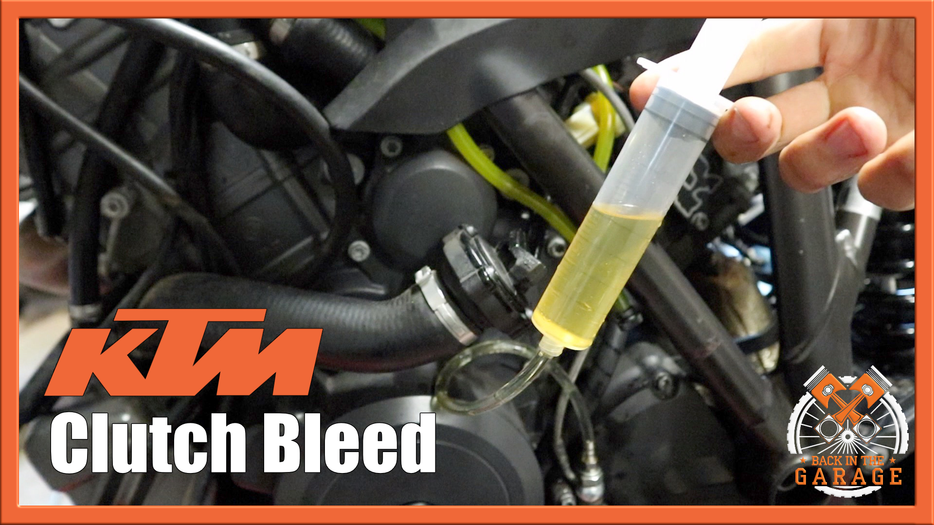 KTM Hydraulic Clutch Bleed 1090 1190 1290 Adventure | Back in the Garage | 2 Wheeled Rider